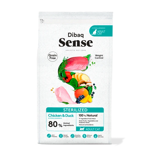 Dibaq Sense Cat Sterilized – Chicken & Duck