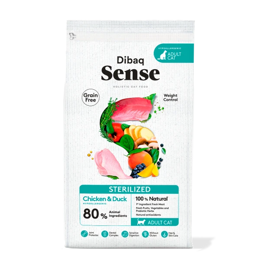 Dibaq Sense Cat Sterilized – Chicken & Duck