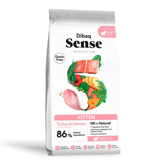Dibaq Sense Kitten – Turkey & Salmon