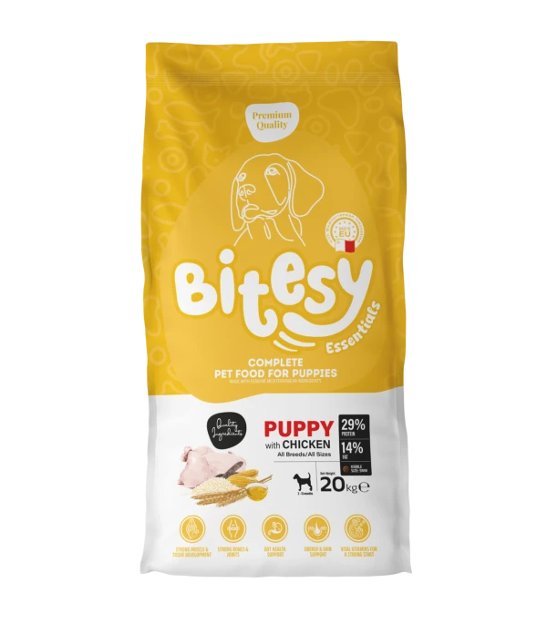 Bitesy Essentials Puppy – Chicken (20 kg)