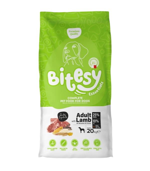 Bitesy Essentials Adult Dog – Lamb (20 kg)