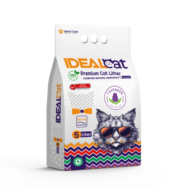 Ideal Care Premium Cat Litter Lavender 5L