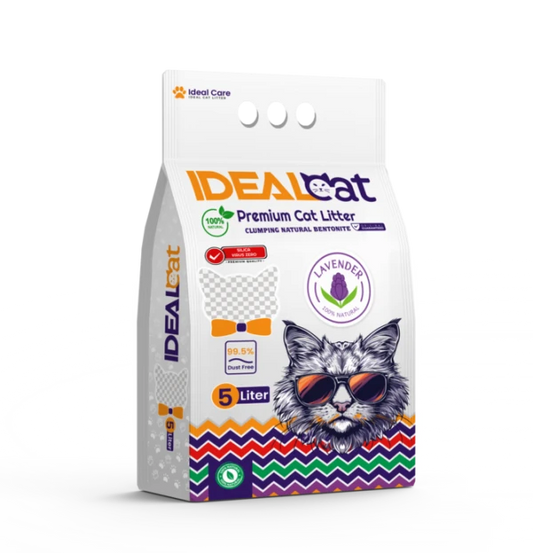 Ideal Care Premium Cat Litter Lavender 5L