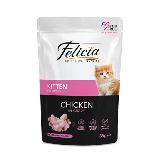 Felicia with Chicken in Jelly Kitten Cat Wet Food 85g