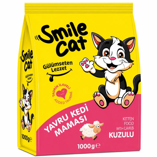 Smile Cat with Lamb Kitten Dry Food 1kg