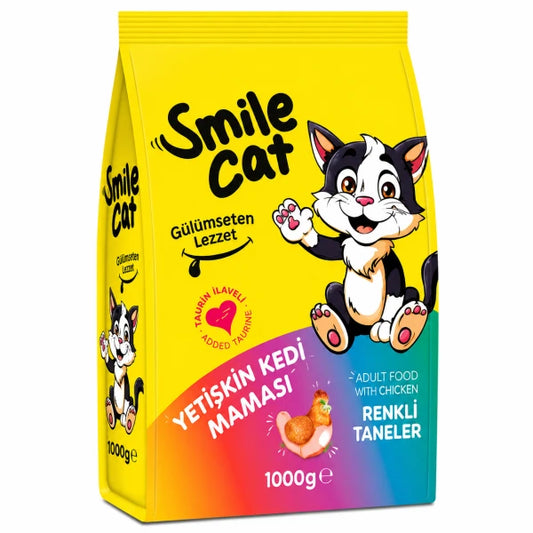 Smile Cat with Chicken Adult Cat Dry Food 1kg