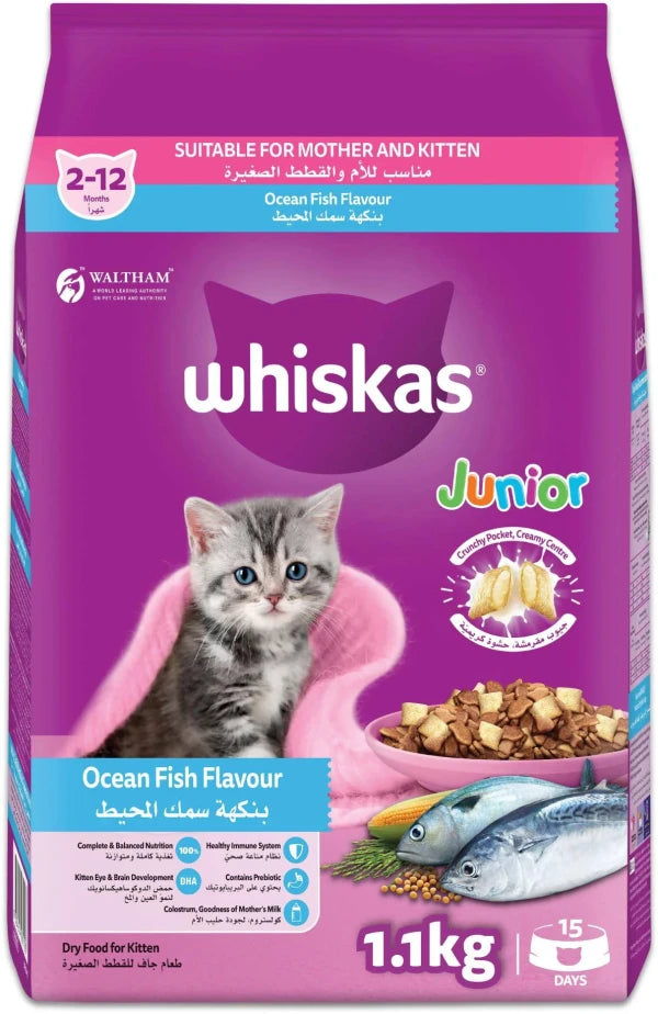 Whiskas Junior Ocean Fish Flavour 1.1kg