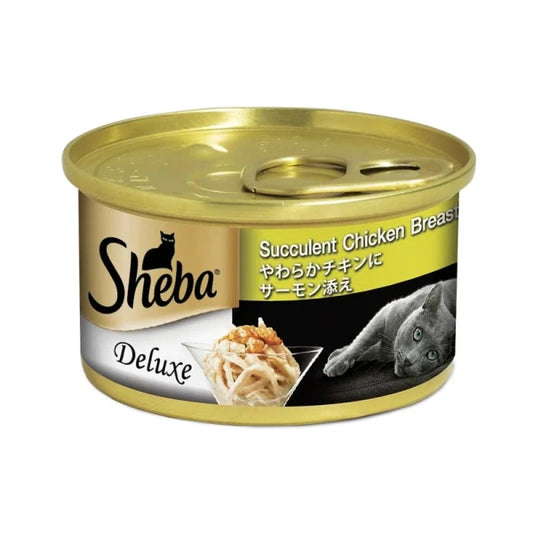 Sheba Chicken Salmon Succulent Can 85g