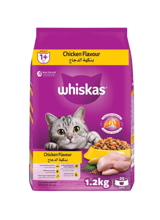 Whiskas Chicken and Salmon packets 1.2kg