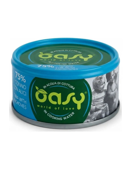 Oasy More Love Tuna with Anchovies 70g