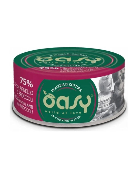 Oasy More Love Chicken with Lamb and Broccoli 70g