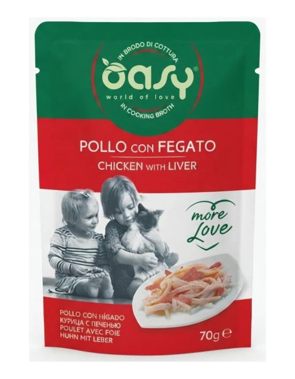 Oasy More Love Chicken with Liver 70g
