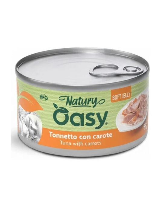 Oasy Soft Jelly Tuna with Carrot For Cats 85g