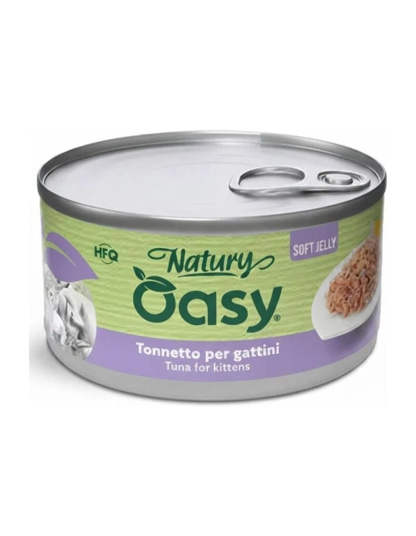 Oasy Soft Jelly Tuna For Kittens 85g
