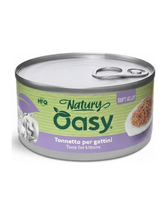 Oasy Soft Jelly Tuna For Kittens 85g