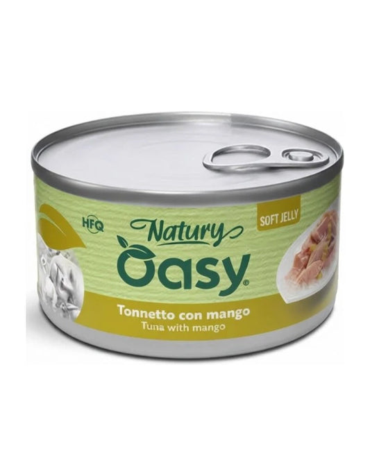 Oasy Soft Jelly Tuna with Mango For Adult Cat 85g