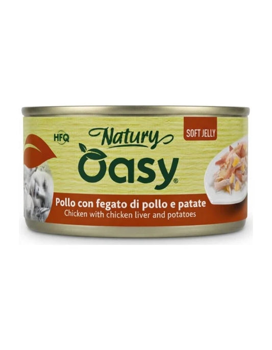 Oasy Natury Chicken with Chicken Liver and Potatoes 150g