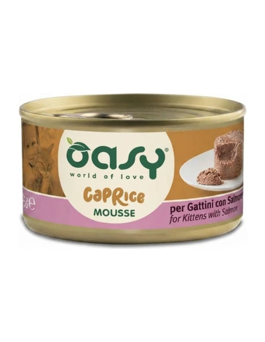 Oasy Caprice Mousse for Kittens with Salmon 85g