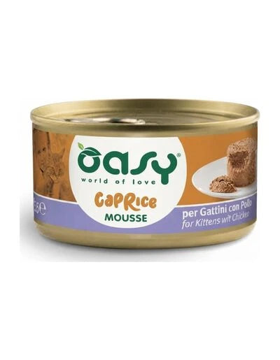 Oasy Caprice Mousse for Kittens with Chicken 85g