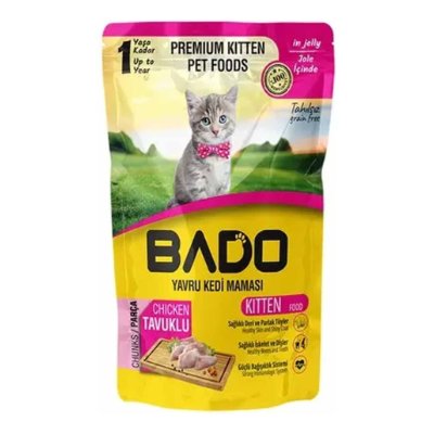 Bado Kitten Chicken Chunks in Jelly 4pc x 85g