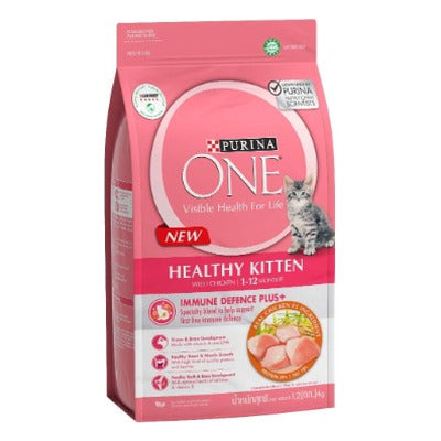 Purina One Healthy Kitten Chicken 1.2kg