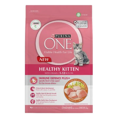 Purina One Healthy Kitten with Chicken 380g