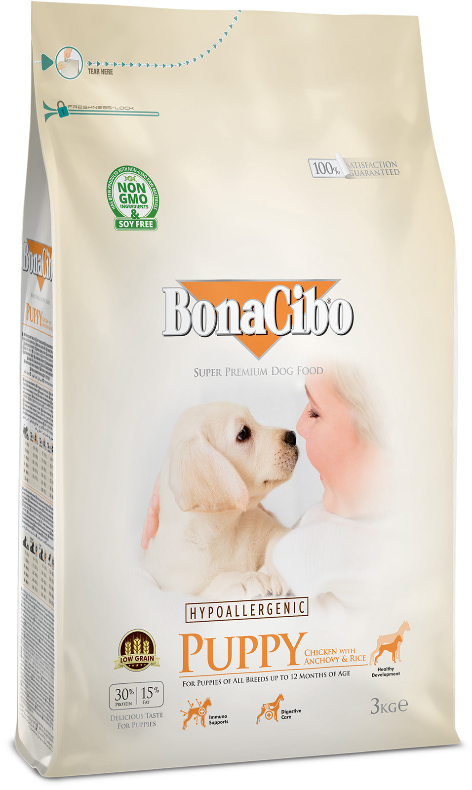BonaCibo Chicken With Anchovy & Rice 3kg